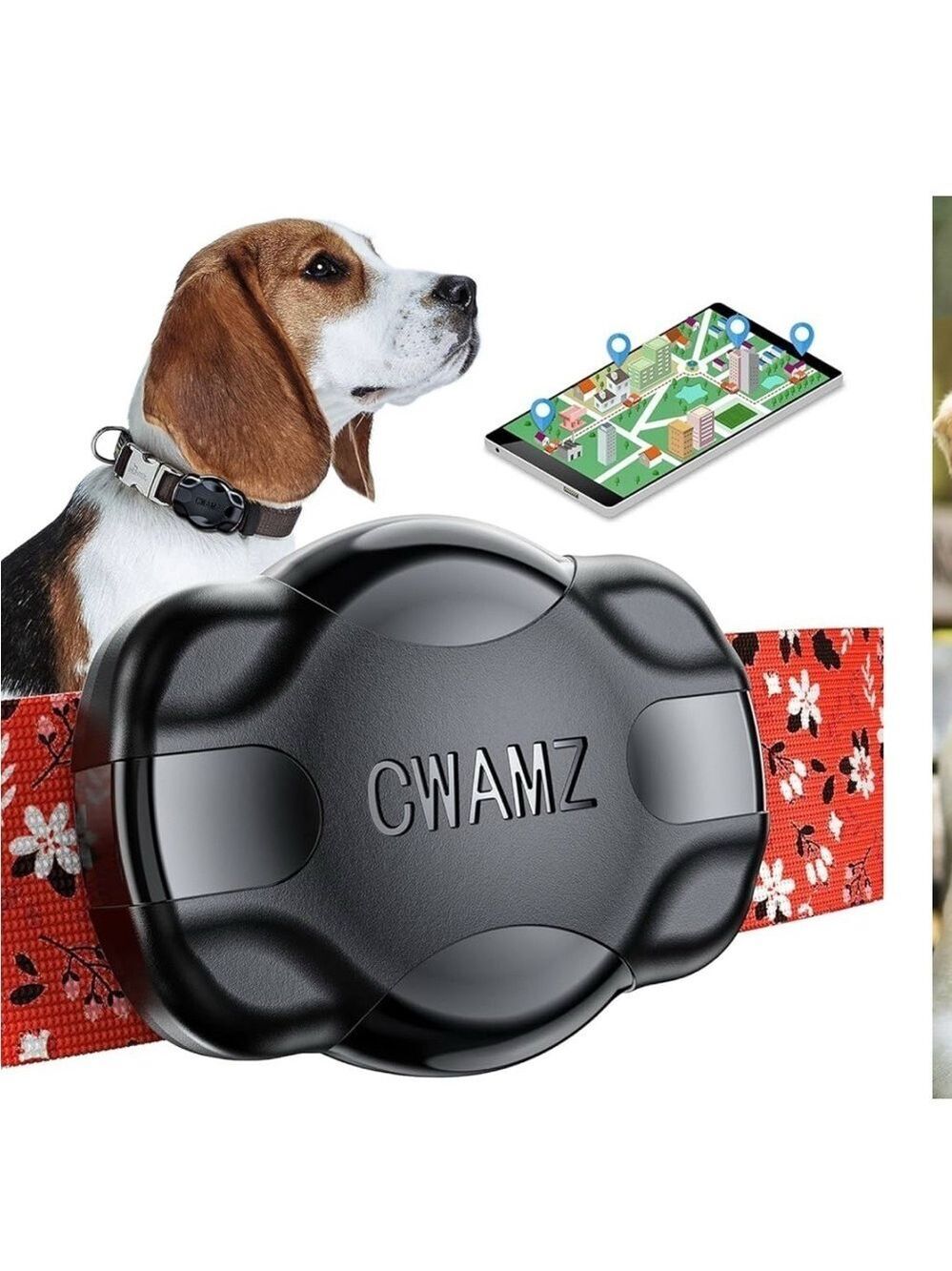 Black Airtag Dog Collar Apple AirTag Holder